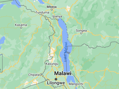 Map showing location of Mzuzu (-11.46556, 34.02071)