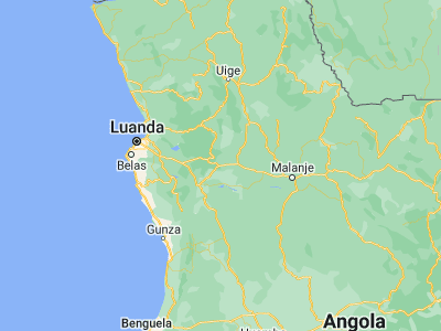 Map showing location of N’dalatando (-9.29782, 14.91162)