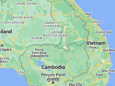 Map showing location of Na Chaluai (14.52046, 105.24478)