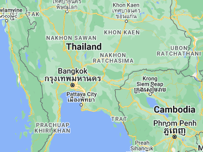 Map showing location of Na Di (14.11517, 101.78189)
