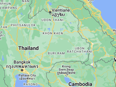 Map showing location of Na Dun (15.71668, 103.22781)