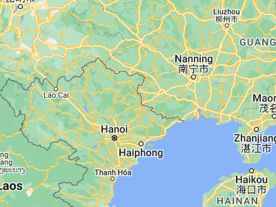 Map showing location of Na Sầm (22.05647, 106.6149)