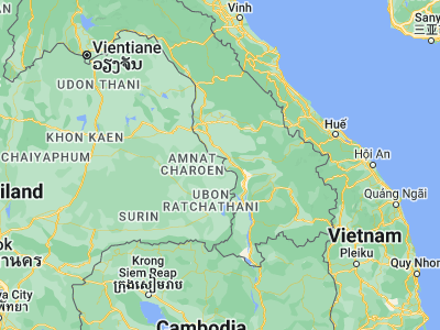 Map showing location of Na Tan (15.89749, 105.29318)