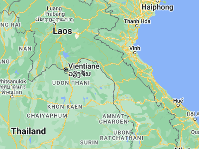 Map showing location of Na Thom (17.78491, 104.09082)