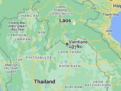 Map showing location of Na Yung (17.89747, 102.14981)