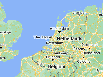 Map showing location of Naaldwijk (51.99417, 4.20972)