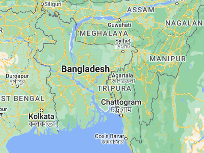 Map showing location of Nabīnagar (23.88791, 90.96792)