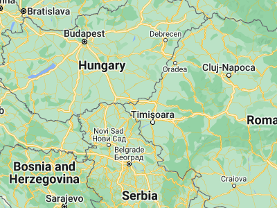 Map showing location of Nădlac (46.16667, 20.75)