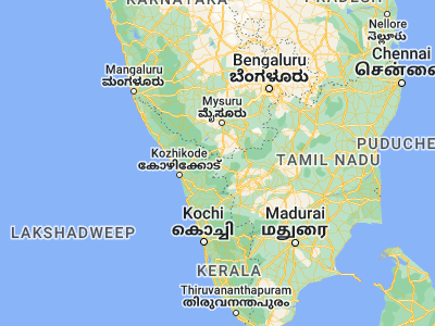 Map showing location of Naduvattam (11.48333, 76.56667)