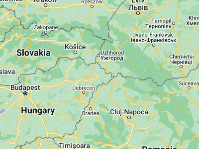 Map showing location of Nagydobos (48.05759, 22.30424)