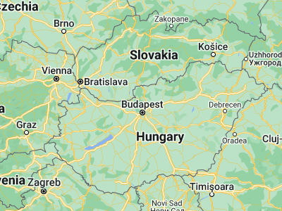 Map showing location of Nagykovácsi (47.65, 19.01667)