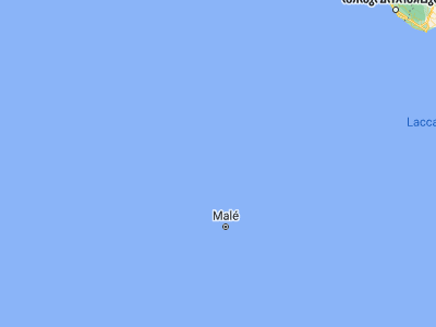 Map showing location of Naifaru (5.44438, 73.36571)