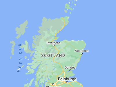Map showing location of Nairn (57.58094, -3.87973)