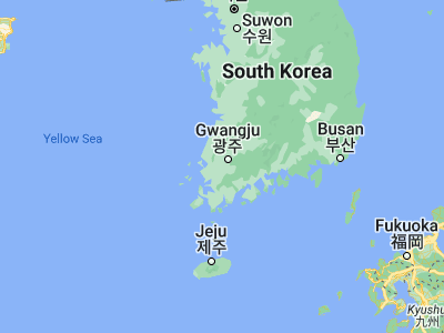 Map showing location of Naju (35.02833, 126.7175)