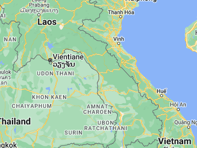 Map showing location of Nakhon Phanom (17.41081, 104.77856)