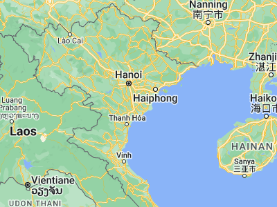 Map showing location of Nam Ðịnh (20.41667, 106.16667)