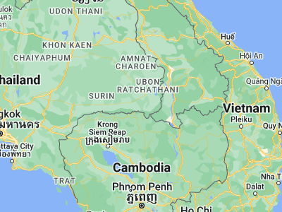 Map showing location of Nam Khun (14.58386, 104.92481)