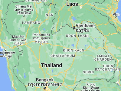 Map showing location of Nam Nao (16.76753, 101.66917)