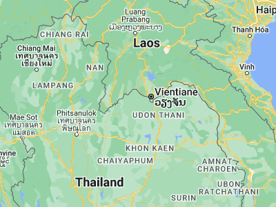 Map showing location of Nam Som (17.77036, 102.18947)