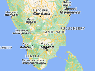 Map showing location of Nāmakkal (11.22126, 78.16524)