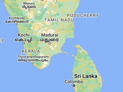 Map showing location of Nambutalai (9.71667, 79)