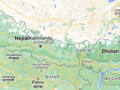 Map showing location of Nāmche Bāzār (27.80541, 86.71363)
