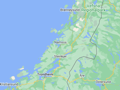 Map showing location of Namsos (64.46624, 11.49572)