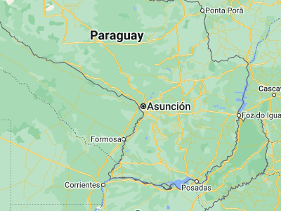 Map showing location of Nanawa (-25.26667, -57.66667)