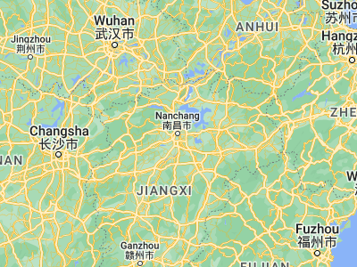 Map showing location of Nanchang (28.68333, 115.88333)