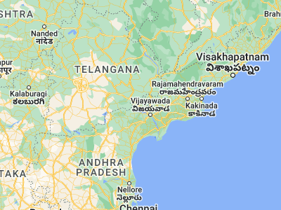 Map showing location of Nandigāma (16.78333, 80.3)