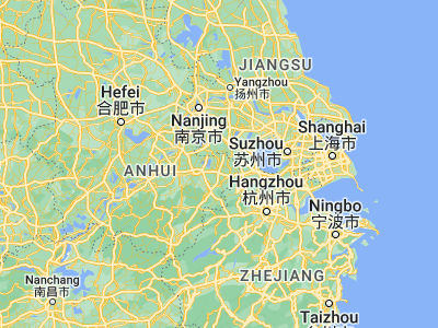 Map showing location of Nanfeng (31.06918, 119.21508)