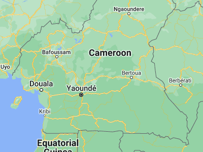 Map showing location of Nanga Eboko (4.68333, 12.36667)