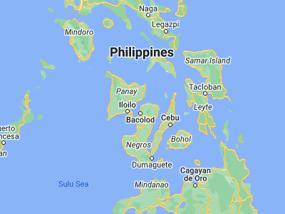 Map showing location of Nangka (10.85564, 123.0359)