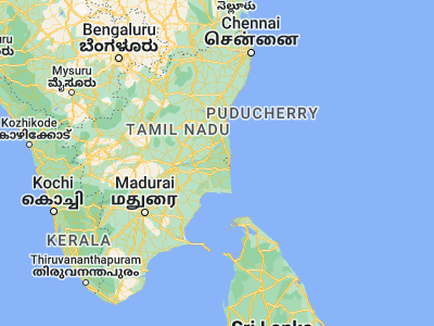 Map showing location of Nannilam (10.87933, 79.61062)