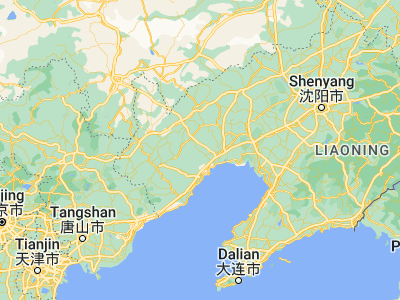 Map showing location of Nanpiao (41.09822, 120.74792)