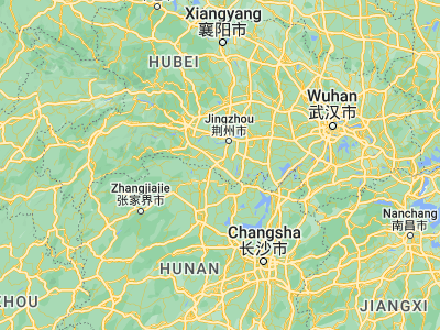 Map showing location of Nanping (29.90948, 112.07413)