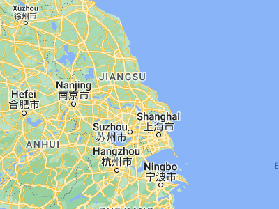 Map showing location of Nantong (32.03028, 120.87472)