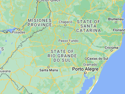 Map showing location of Não Me Toque (-28.45917, -52.82083)