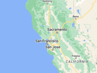 Map showing location of Napa (38.29714, -122.28553)