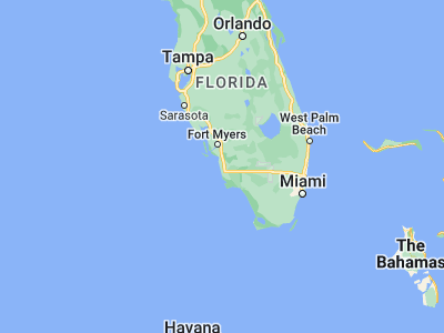 Map showing location of Naples Park (26.26175, -81.80925)