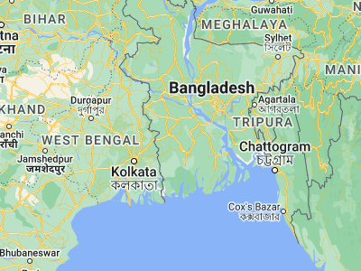 Map showing location of Narail (23.15509, 89.49515)