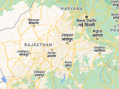 Map showing location of Naraina (26.79069, 75.20608)