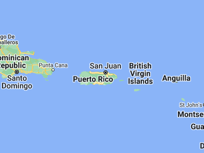 Map showing location of Naranjito (18.30079, -66.24489)