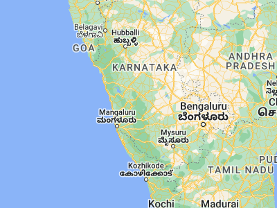 Map showing location of Narasimharājapura (13.61667, 75.51667)