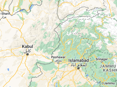 Map showing location of Nāṟay (35.221, 71.5225)