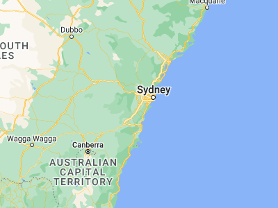 Map showing location of Narellan (-34.03333, 150.73333)