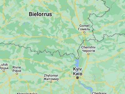 Map showing location of Narowlya (51.7961, 29.5004)