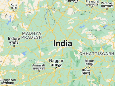 Map showing location of Narsimhapur (22.95, 79.2)