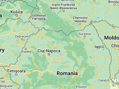 Map showing location of Năsăud (47.28333, 24.4)