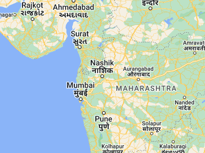 Map showing location of Nāsik (19.98333, 73.8)